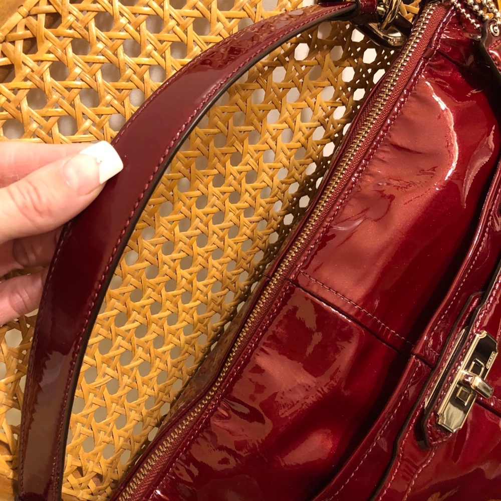 Coach Chelsea ashlyn patent f17861 crimson red bag - Picture 5 of 12